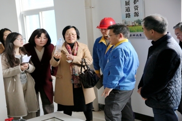 2019年3月8日，時任浙江省水利廳水資源管理處副調研員沈仁英蒞臨景興調研指導